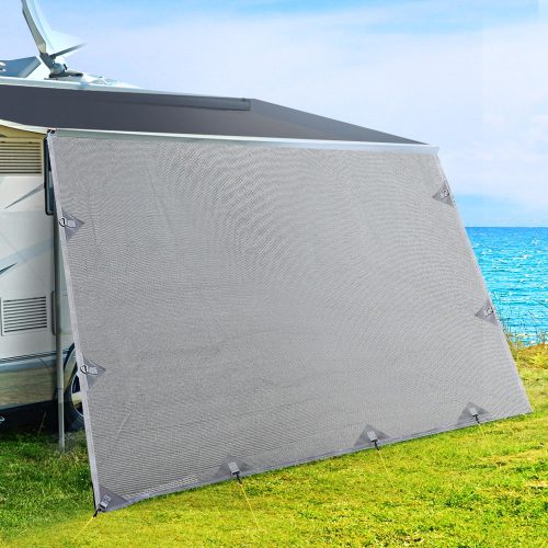 3.7M Privacy Screens 1.95m Roll Out Awning End Wall Side Sun Shade