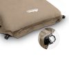 Self Inflating Mattress Camping Sleeping Mat Air Bed Pad Double Coffee 10CM Thick