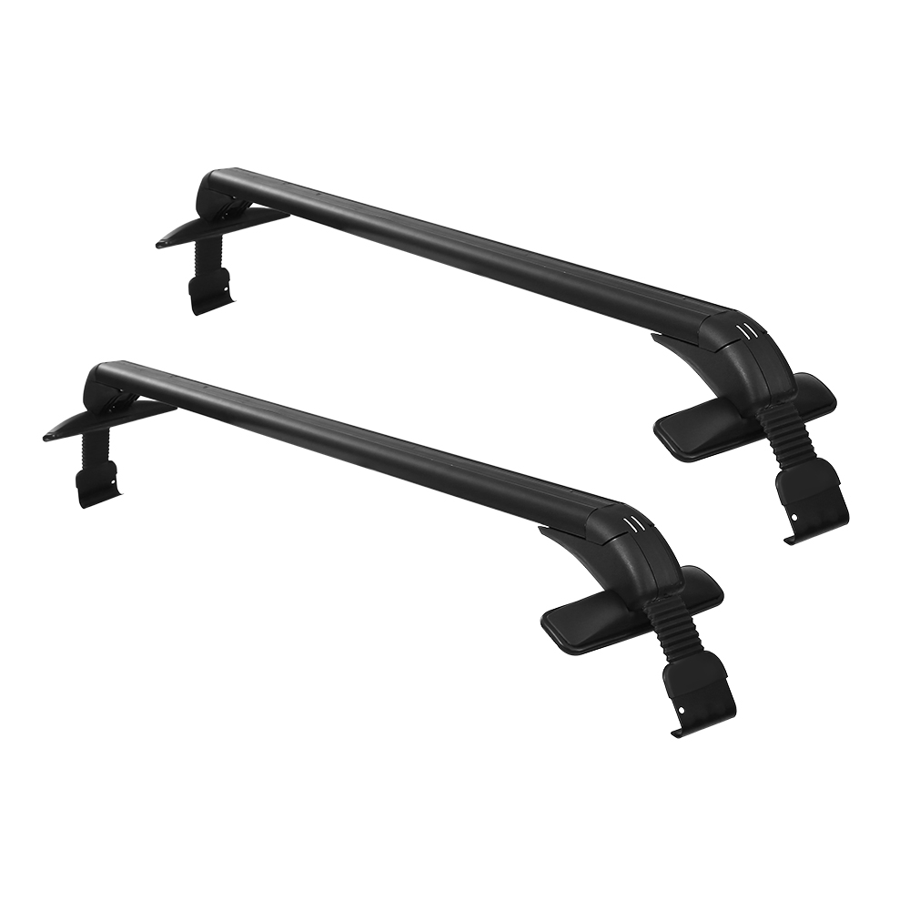 Universal Car Roof Rack Cross Bars 90cm Aluminium Adjustable Lockable ...