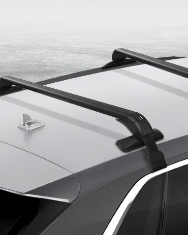 Universal Car Roof Rack Cross Bars 90cm Aluminium Adjustable Lockable 45kg Clamps