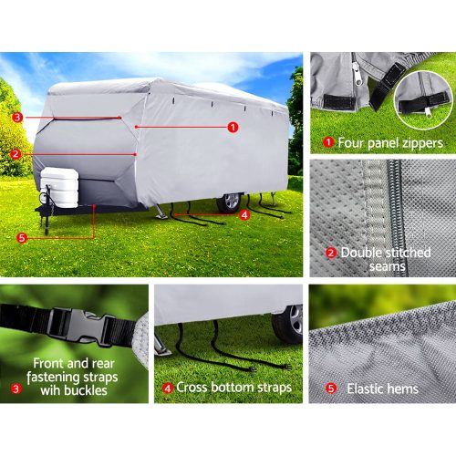 18-20ft Cover Campervan 4 Layer UV Water Resistant