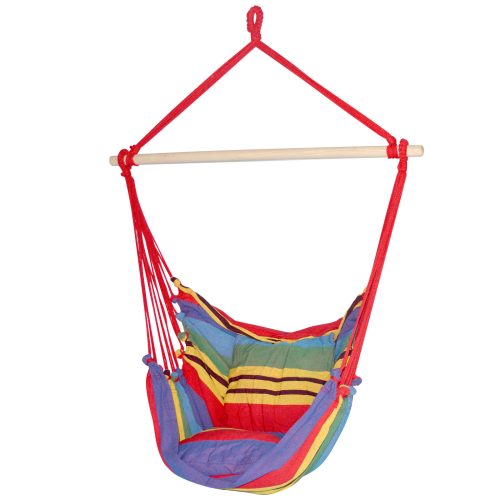 Hammock Swing Chair with Cushion – Multi-colour