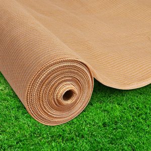 90% Shade Cloth 3.66x10m Shadecloth Sail Heavy Duty Beige