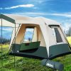 Instant Up Camping Tent 4 Person Pop up Tents Family Hiking Dome Camp