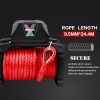Electric Winch 12V Synthetic Rope Wireless 14500LB Remote 4X4 4WD Boat