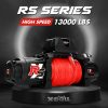 Electric Winch 13000LBS 12V Synthetic Rope 28M Wireless Offroad 4WD 4×4