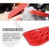 X-BULL 2 Pairs Recovery tracks Sand Mud Snow 4WD / 4×4 ATV Offroad Stronger Gen 3.0 – Red