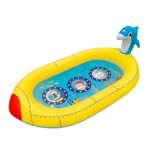 Inflatable Sprinkler Pool for Kids – Submarine