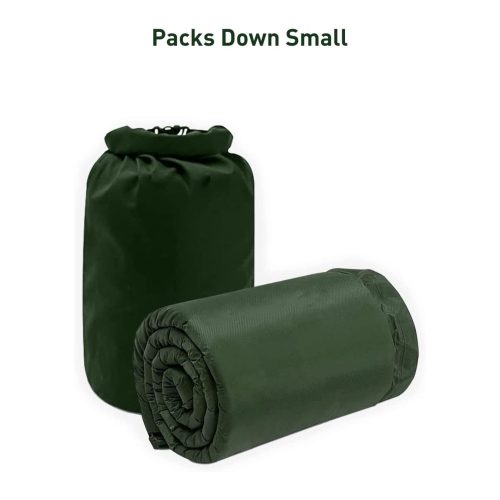 KILIROO Inflating Camping Mat with Pillow – Army Green KR-IM-100-HY