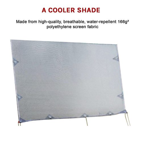 3.7m Caravan Privacy Screen Side Sunscreen Sun Shade for 13′ Roll Out Awning