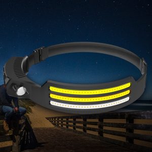 Mountgear Wave Sensing COB Head Light Outdoor Riding Light USB Rechargeable Light