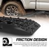 X-BULL Recovery tracks / Sand tracks / Mud tracks / Off Road 4WD 4×4 Car 2pcs Gen 3.0 – Black