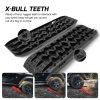 X-BULL Recovery tracks / Sand tracks / Mud tracks / Off Road 4WD 4×4 Car 2pcs Gen 3.0 – Black