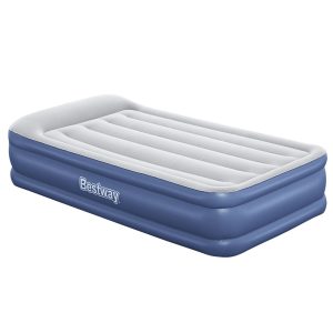 Air Mattress Single Inflatable Bed 46cm Airbed Blue