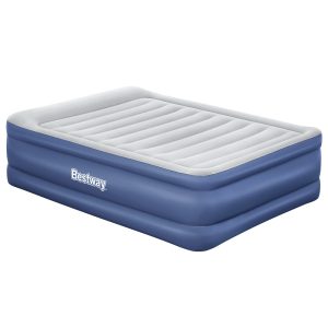 Air Mattress Queen Inflatable Bed 61cm Airbed Blue