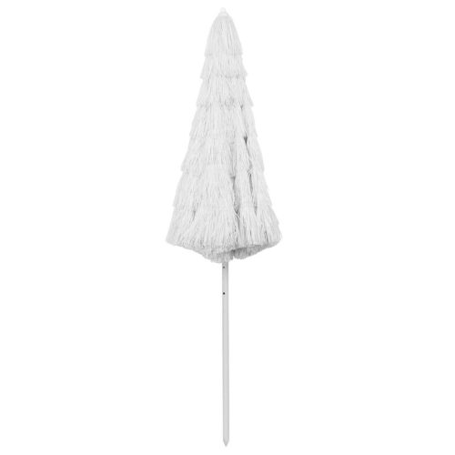 Beach Umbrella White 300 cm