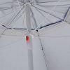 Beach Umbrella with Side Walls Blue 215 cm