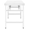 Kitchen Folding Work Table 85x60x80 cm Stainless Steel