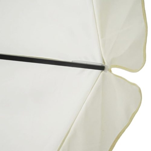 Parasol Samos 500 cm Aluminium White