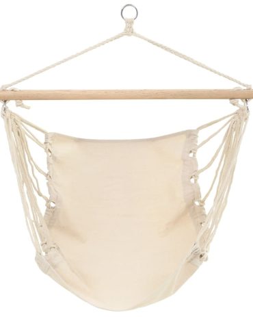 Hammock Chair Cream 100×80 cm