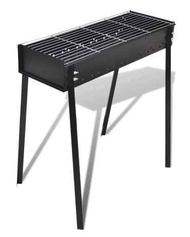 BBQ Stand Charcoal Barbecue Square 75 x 28 cm
