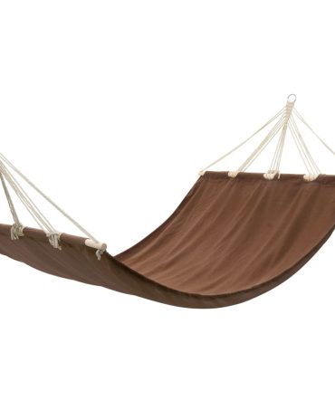 Hammock with Bar 210 x 150 cm Brown