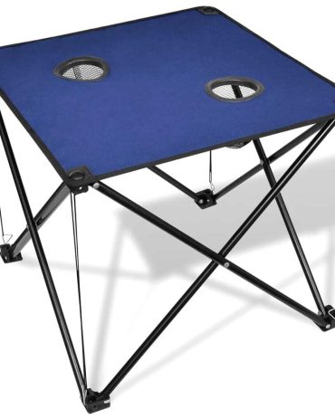Foldable Camping Table Blue