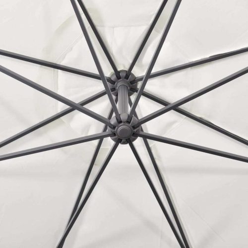 Cantilever Umbrella 3.5 m Sand White