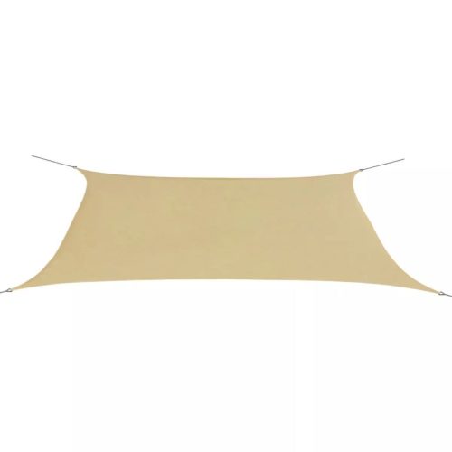 Sunshade Sail Oxford Fabric Rectangular 4×6 m Beige