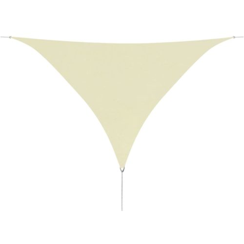 Sunshade Sail Oxford Fabric Triangular 3.6×3.6×3.6 m Cream