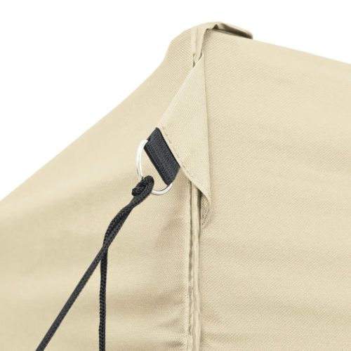 Foldable Tent Pop-Up 3×6 m Cream White