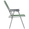 Folding Camping Chairs 2 pcs 52x59x80 cm Green