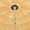 Beach Umbrella Natural 240 cm Hawaii Style