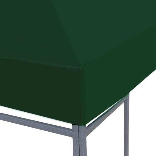 Gazebo Top Cover 310 g/m² 4×3 m Green