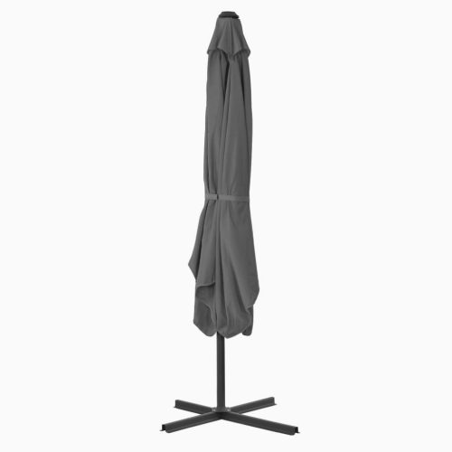 Outdoor Parasol with Steel Pole 250×250 cm Anthracite