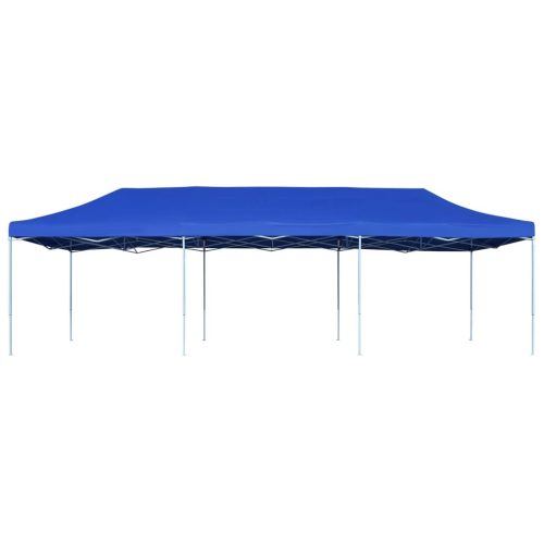 Folding Pop-up Party Tent 3×9 m Blue