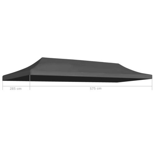 Party Tent Roof 3×6 m Anthracite