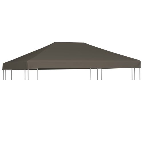 Gazebo Top Cover 310 g/m² 3×4 m Taupe