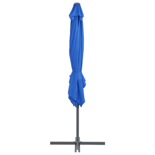 Cantilever Umbrella with Steel Pole Azure Blue 250×250 cm
