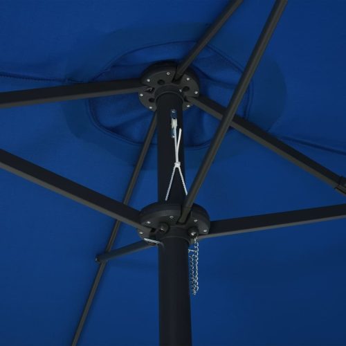 Outdoor Parasol with Aluminium Pole 460×270 cm Blue