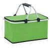 Foldable Cool Bag Green 46x27x23 cm Aluminium