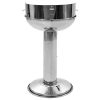 Pedestal Charcoal BBQ Grill Stainless Steel