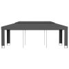 Gazebo with Double Roof 3×6 m Anthracite