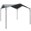 Gazebo Pavilion Tent Canopy 3×3 m Steel Anthracite