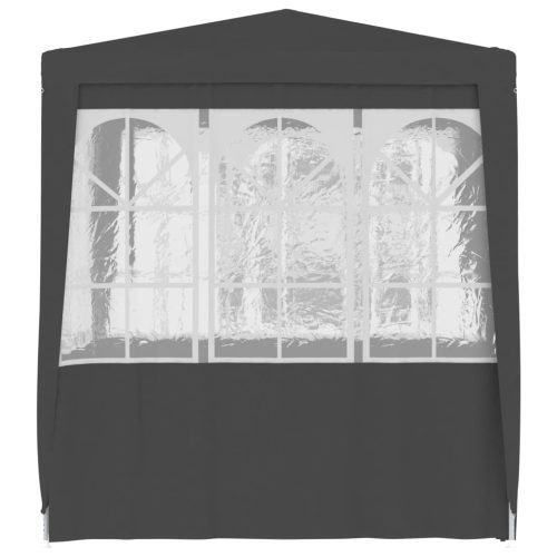 Professional Party Tent with Side Walls 2×2 m Anthracite 90 g/m²