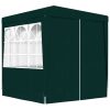 Professional Party Tent with Side Walls 2×2 m Green 90 g/m²