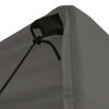 Professional Folding Party Tent with 4 Sidewalls 2×2 m Steel Anthracite