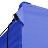 Professional Folding Party Tent with 4 Sidewalls 3×4 m Steel Blue