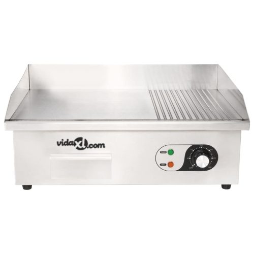 Electric Griddle Stainless Steel 3000 W 54x41x24 cm
