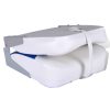 Boat Seat Foldable Backrest With Blue-white Pillow 41 x 36 x 48 cm